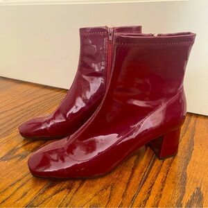 Zara Burgundy Boots